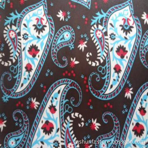 100% polyester printing satin fabric for pajamas
